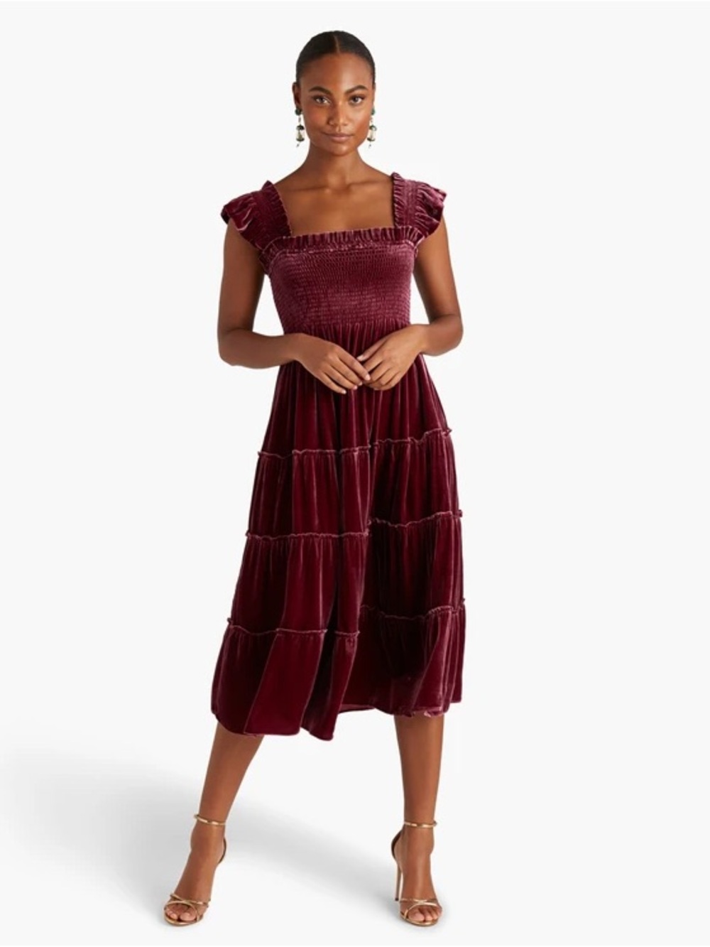 Hill House Ellie Nap Dress Burgandy